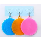Kitchen Accessories Silicone Dish Washing Brush Bowl Pot Pan Wash Cleaning Brushes