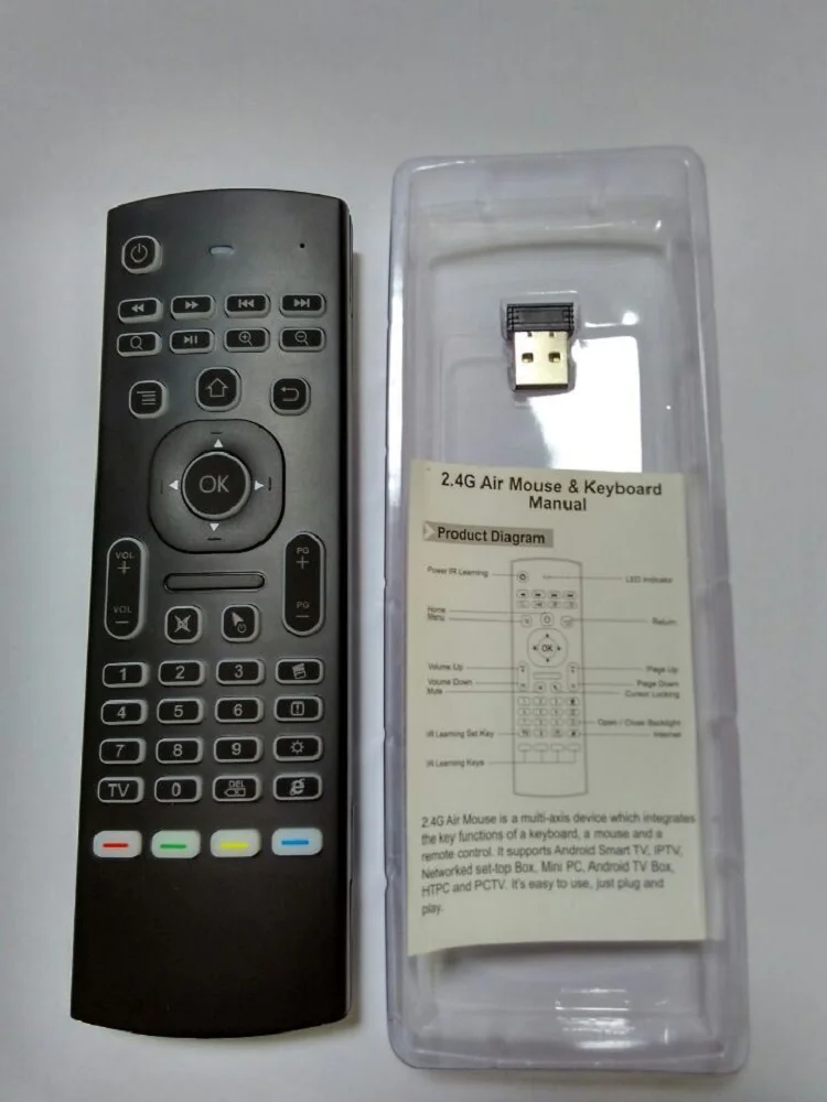 Smart Wireless Android TV Box Remote Control MX3-L Smart Remote Control with High Performance - ANKUX Tech Co., Ltd