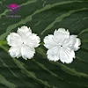 Natural Products Carved White Sea Shell Beads Mother of Pearls Flower Shell Gemstone