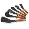 Wholesale Custom Spatula Turner Spoon Ladle Cooking Tools Accessory With Holder Kitchen Nylon Utensil Set