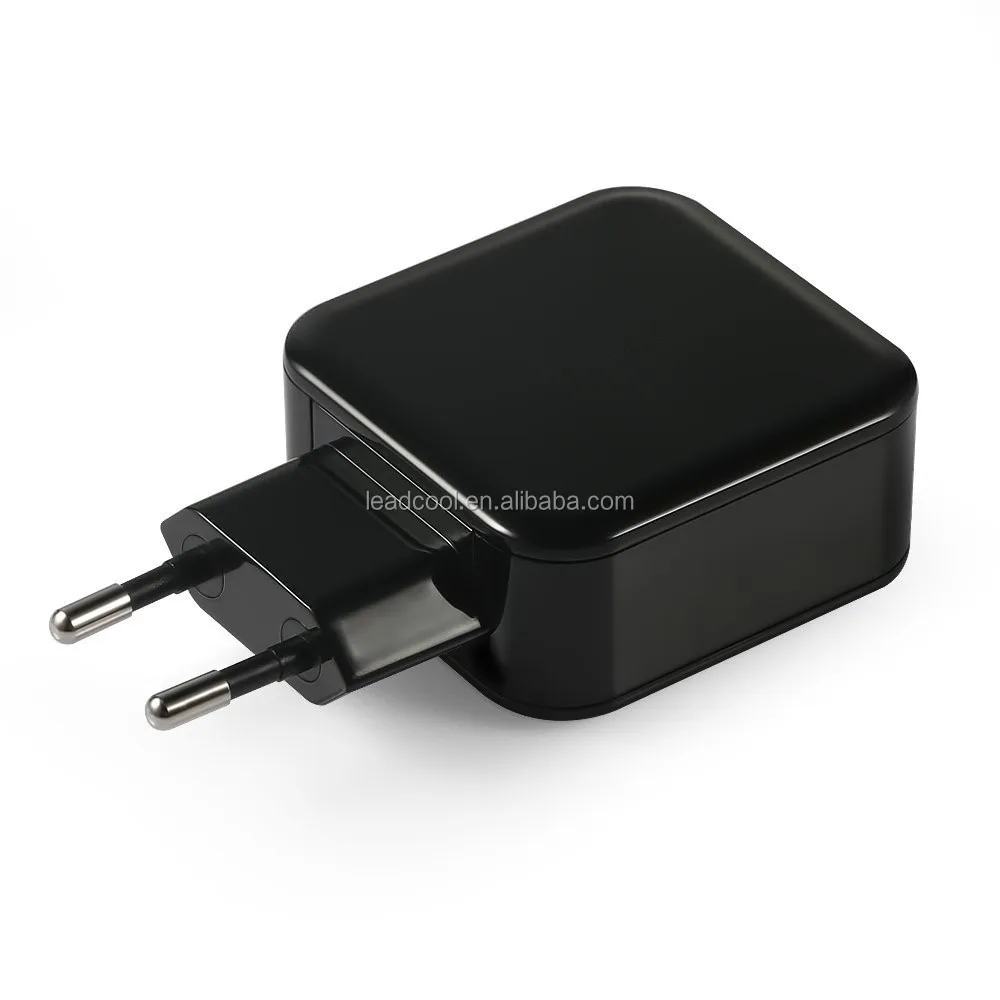 LC-19 QC3.0+2.4A*2/4.8A 30W Dual USB Wall Fast Charger Adapter Quick Charge
