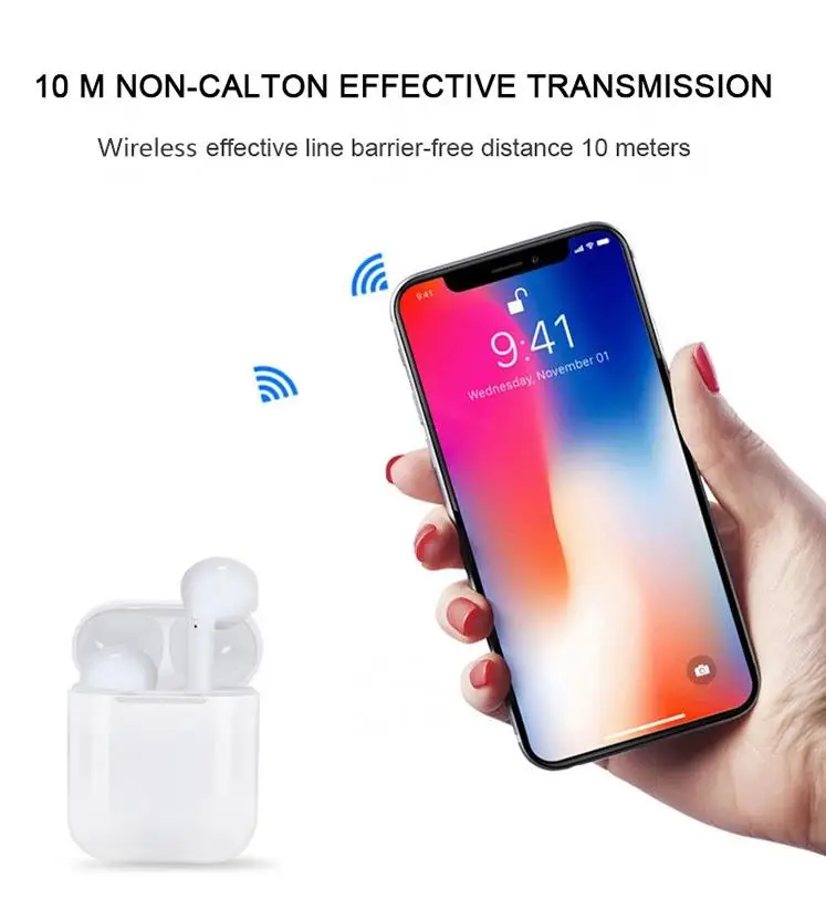Orginal factory cheap price amazon hot seller 2019 waterproof wireless earbuds i12 tws mini bluetooth 5.0 tws - ANKUX.COM