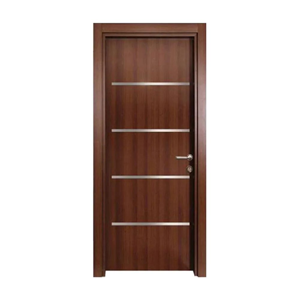 Finished Dark Color Modern Wood Project Doors China And Indonesia