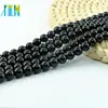 L-0096 Fashion Jewelry Black Obsidian Natural Gemstone Onyx Beads