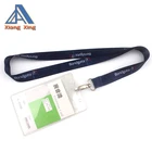 Custom Logo Wholesale Promotional Medal lanyards polyester id card holder lanyard