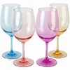 Factory-direct Colored Wedding Bulk Crystal Goblet Red Wine Glass