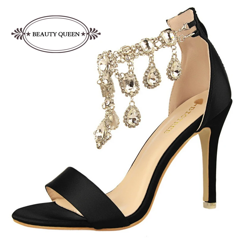 jeweled evening shoes