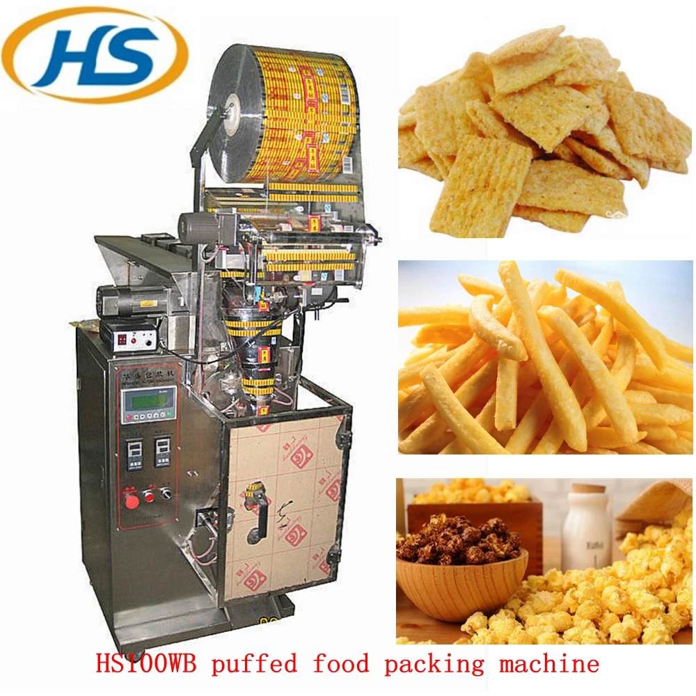 hs100wb semi-automatic manually weighing puffed food filling