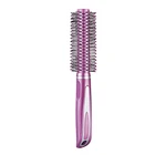 New custom made hair brushes plastic round styling hair brush