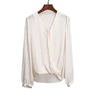 ORHYME Woman Long Sleeve Chiffon office Blouse Tops