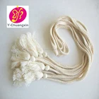 2019 Customized Cheaper White long cotton Fancy tassel for jewelry
