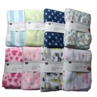 Print polar fleece blanket mink baby blanket disposable baby blanket