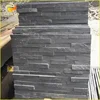Best selling Natural wall panels black quartzite slate ledge stone