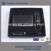business card holder and pen gift set
