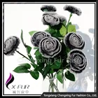 CX-A-69B Rose Forever Genuine Rex Rabbit Fur Flower for Gift
