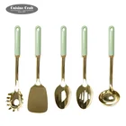 Fashion Stainless steel golden kitchen cooking tools