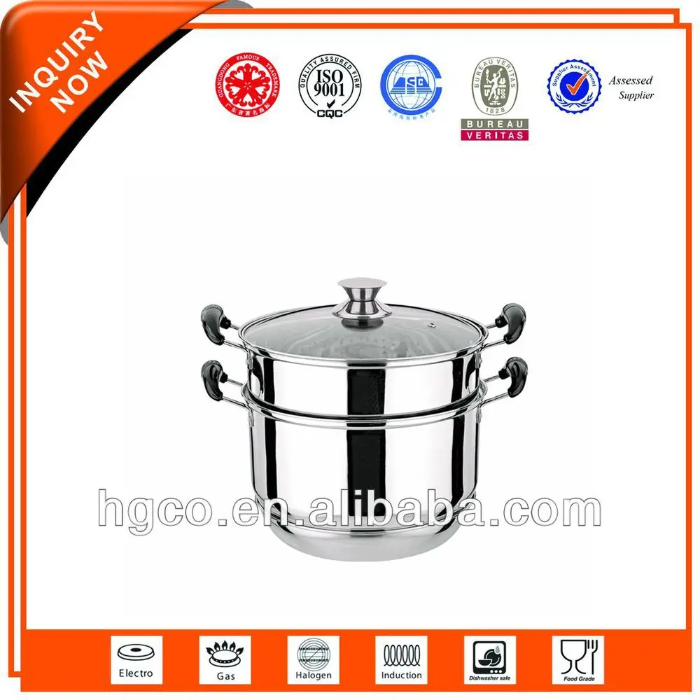energy-saving stainless steel steaming cooking pots