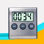 Positive timing/Countdown function Stainless steel panel Digital Kitchen Timer with Large screen display