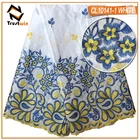 CL10141 New style african bazin fabric with embroidery lace