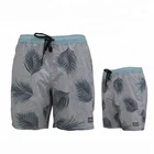 Newest desgin cheap quick dry swimwear print swim trunks men with waterproof pocket