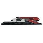Adhesive Abs Chrome Car Accessories Logo