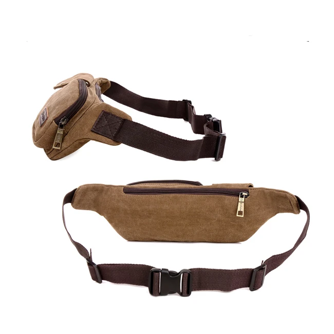 China cheap unisex custom fanny bag canvas travel fanny pack waist bag