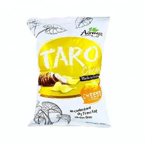 cheese flavor taro chips packaging cheap printed plastic bags