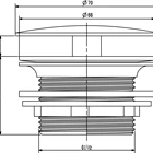 bathtub 1 1 /2'' fixed cover, not clic-clac sanitary ware price