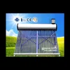 Solar energy system sanitary water heating compact unpressurized solar water heaters