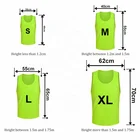 100% Vest Football Wholesale 100% Polyester Running Vest Training Football Uniform Vest For Team Or Club