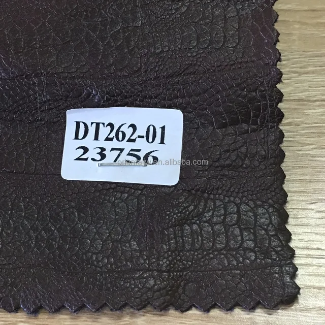 100% synthetic pu faux polyurethane vegan leather for leather jacket