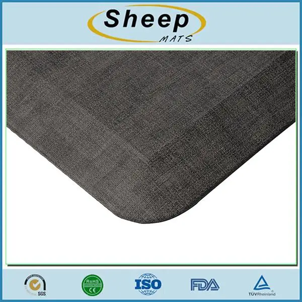 China decorative anti fatigue floor comfortable pvc kitchen mat