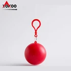 Ball Rain Poncho In Balls For Gifts Wholesale Promotion Disposable Raincoat