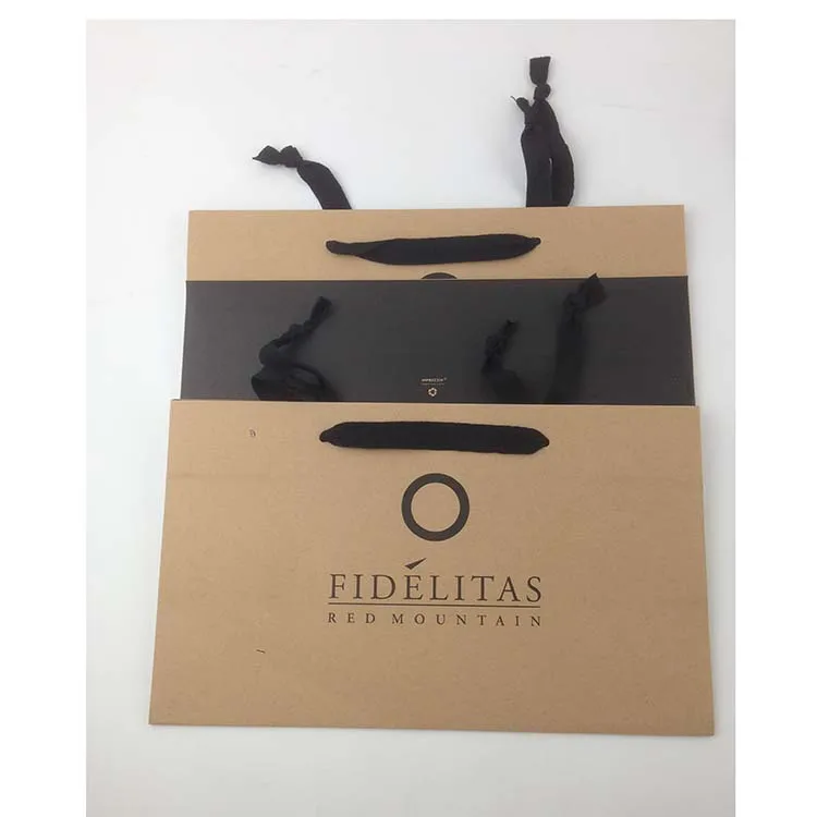 high-quality twill handle paper gift bags in many