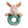 China suppliers lovely rattle rattle soft stuffed pig toy baby infant shake bell ring rattle toys