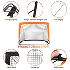 Soccer Goals Goal Pvc Wholesale Portable Soccer Goals Easy Fold-Up Set Of 2 Soccer Goal Nets