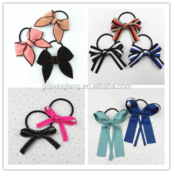 free sample hot sale cotton lovely hair ties