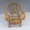 Honey Colour Wicker Cane Rattan Child Chair