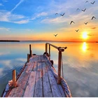 High quality resin diamond beautiful landscape printed painting