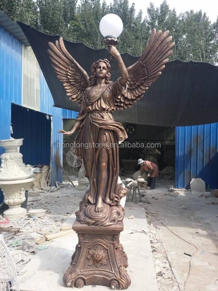 Life Size Fiberglass Angel Statue With Lamp Buy Fiberglass Statue,Fiberglass Angel Statue,Life