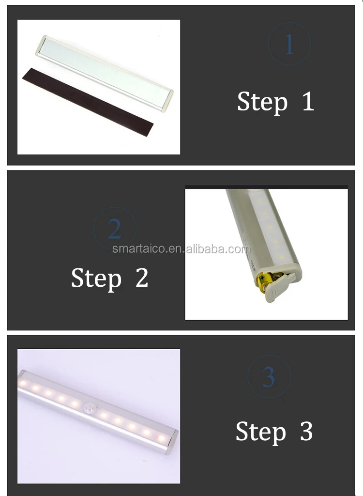 10-led wireless motion light