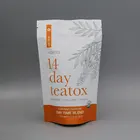 Customized Premium Paper Process Powder Window Organic Private Label Plastic Ziplock Foil Tea Packaging Pouch