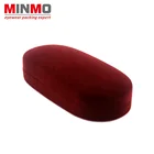 Hot sell luxury velvet fabric hard sunglasses case for lady-MINMO