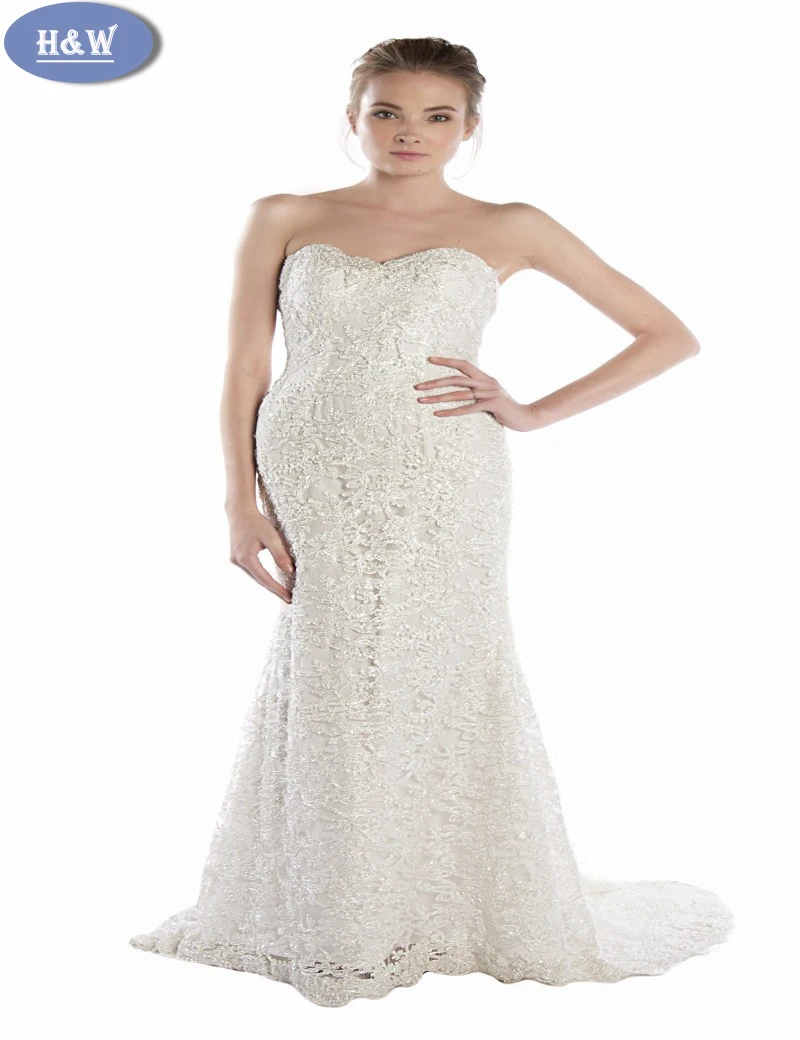 custom made wedding dress fashionable white/ivory floor length lace/tulle/organza appliques elegant wedding dress OZN51617