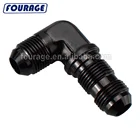 Fittings An Fitting Aluminum 6061 T6 Aluminum 90 Degree AN To AN Male Flare Bulkhead Union Hose Fittings