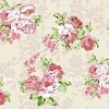 Hot selling floral 100% Polyester pigment printing fabric for sale