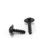 Black Oxide Phillips Pan Head Triangular Thread Plastic Pt Screws For Thermoplastic