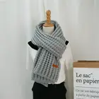 Cosum fashion design patterns women winter adult crochet acrylic scarfs wholesale