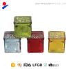 Custom Colored Rectangular Votive Glass Candle Holder Tealight Recycled Chinese Candle Holder