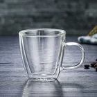 Glass Tableware High Quality Glass Tableware Double Wall Cold Beverage Drinking Cup